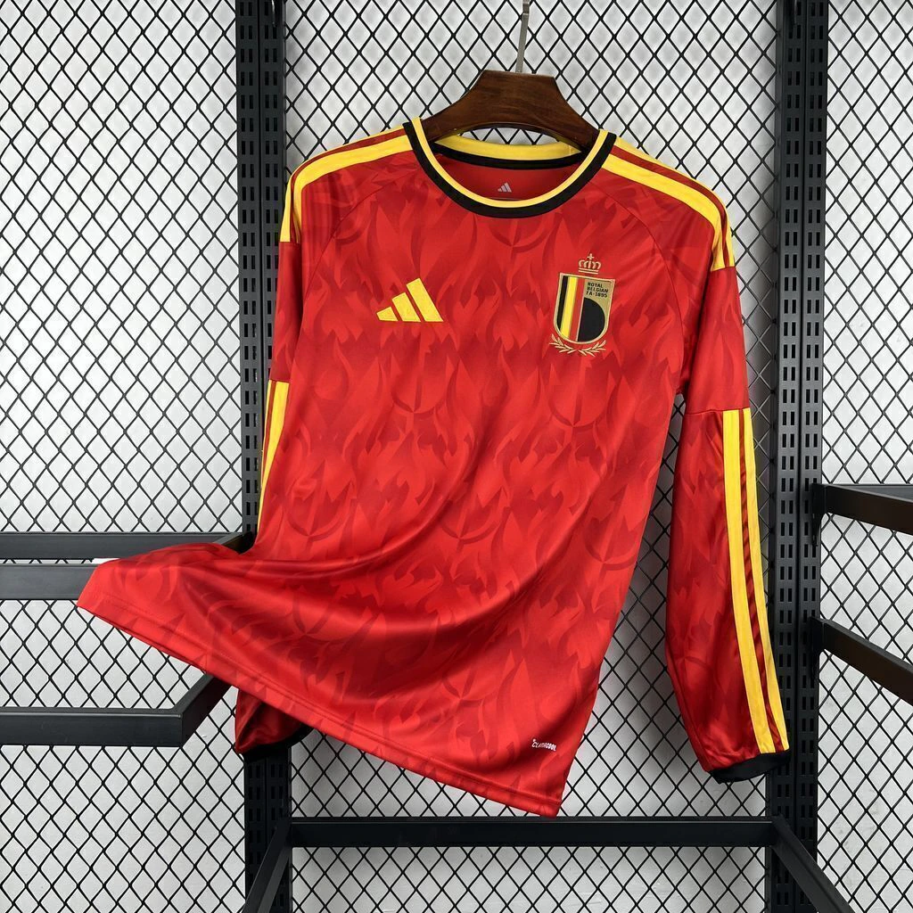 UNIFORME BELGICA HOME MANGA LONGA 26/27