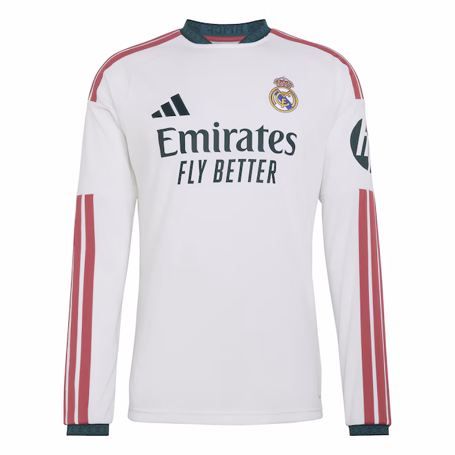 UNIFORME REAL MADRID HOME 26/27 MANGA LONGA