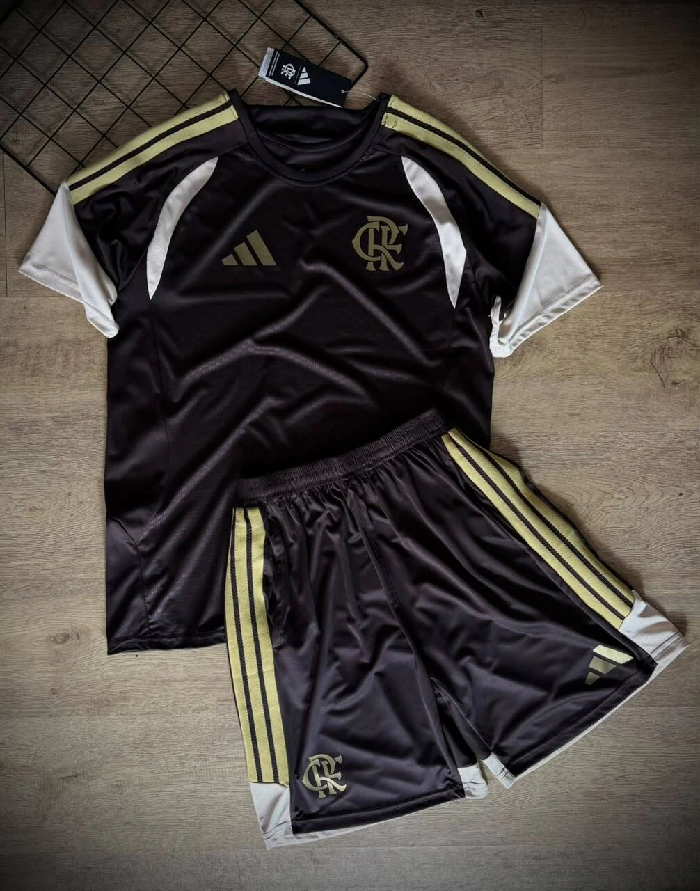 KIT TREINO FLAMENGO PRETO