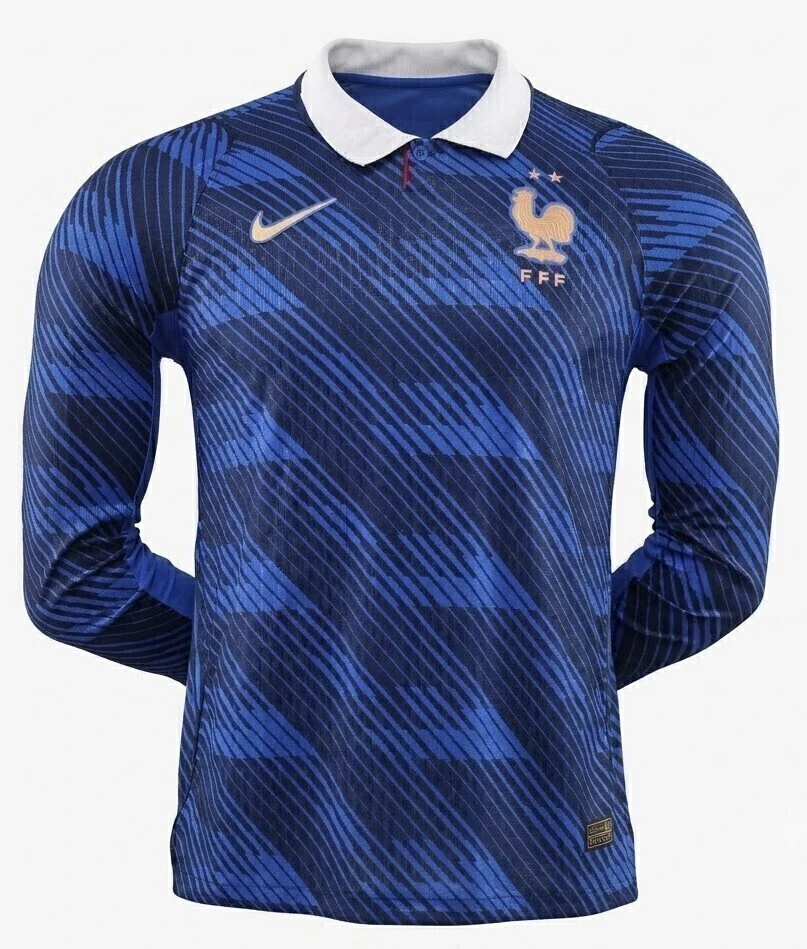 UNIFORME FRANÇA HOME 2026 MANGA LONGA