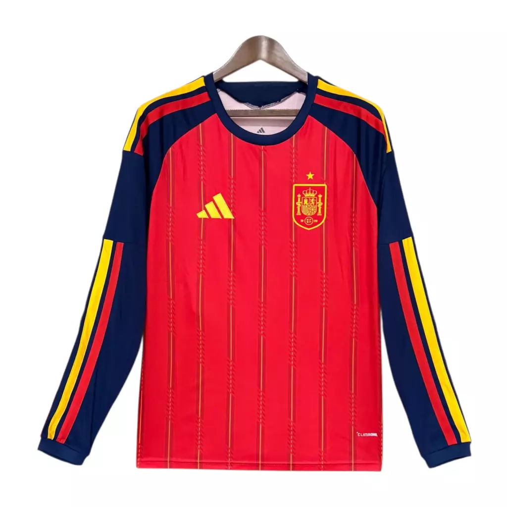 UNIFORME ESPANHA HOME MANGA LONGA